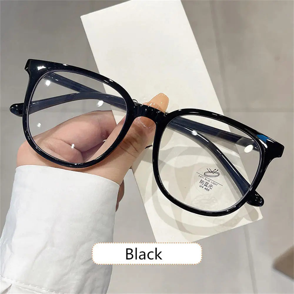 Fashion Ultra-Light Polygon Frame Anti-blue Light Glasses Unisex Reading Eyewear UV400 Shades Flat Mirror Eyeglasses
