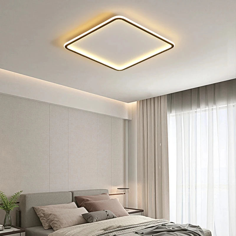 Ultrathin LED Ceiling Lamp for Living Room Bedroom Aisle Study Room Balcony Ceiling Light 90-260v Home Decor Lighting Fixture