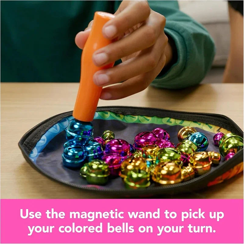 Interactive Magnetic Wand And Colorful Bell Parent-Child Sensory Magnetic Toy Portable Stress Reliever Children'sBoard Game Gift