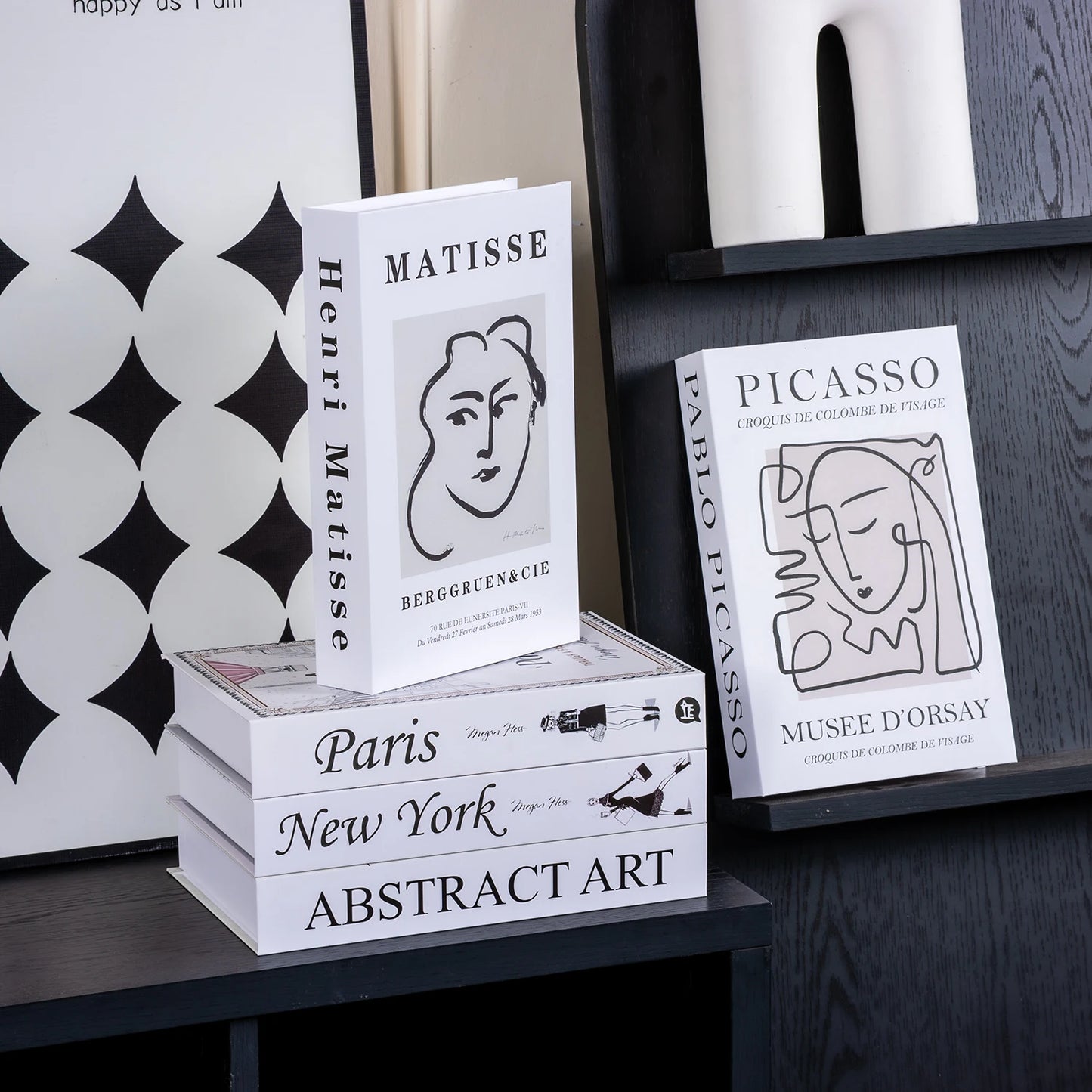 Luxury Home Decoration Fake Book Fashion Living Room Decoration Coffee Table Bedroom Interior Items Modern Book Box Decoration