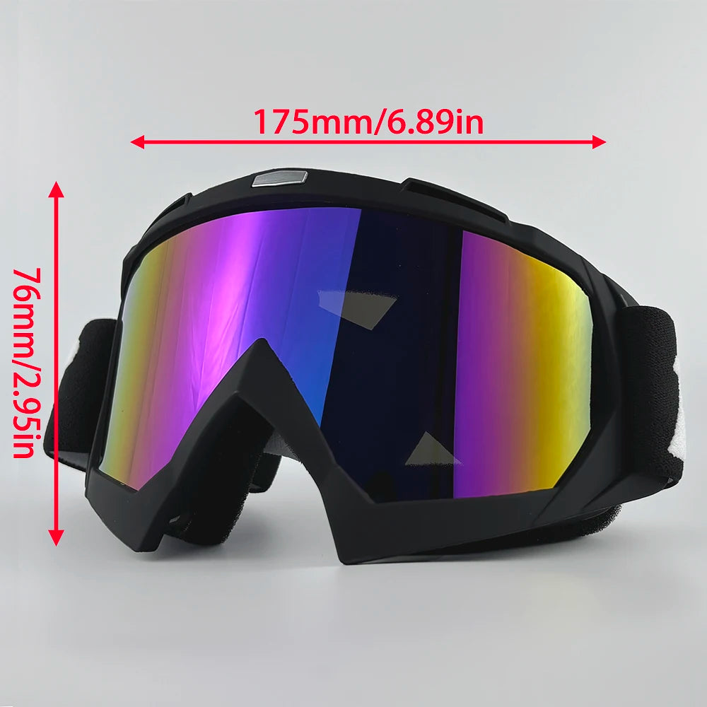 100 Motorcycle Glasses new Motocross Goggles Helmet MX Moto Dirt Bike ATV Ski Outdoor Sports Off-road Scooter Goggles Mask