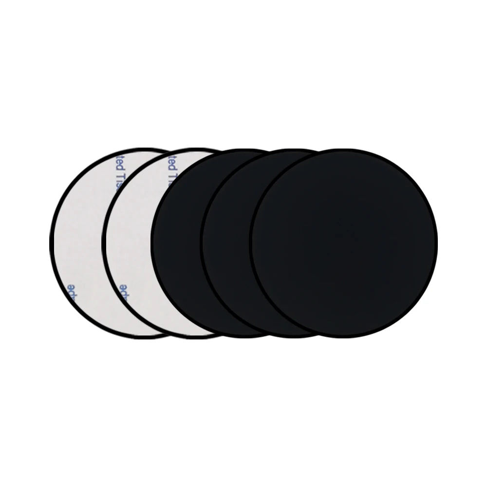 1/3/5PCS Magnetic Metal Plate For Car Phone Holder Universal Iron Sheet Disk Sticker Mount Mobile Phone Magnet Stand For IPhone