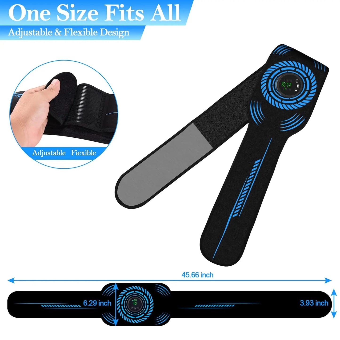 EMS Electric Muscle Stimulator Abs Waist Fitness Vibrating Belt Abdominal Muscle Trainer Weight Loss Slimming Massager