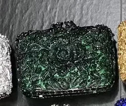 2025 New Arrival Flower Crystal Wedding Bridal Clutch Purse Luxury Designer Women's Dinner Party Cocktail Handbags Diamond Bags