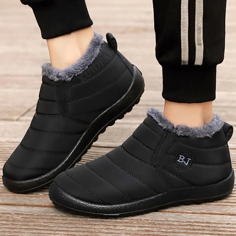 Women Boots Lightweight Winter Shoes For Women Ankle Boots Snow Botas Mujer Black Couple Waterproof Winter Boots Plus Size