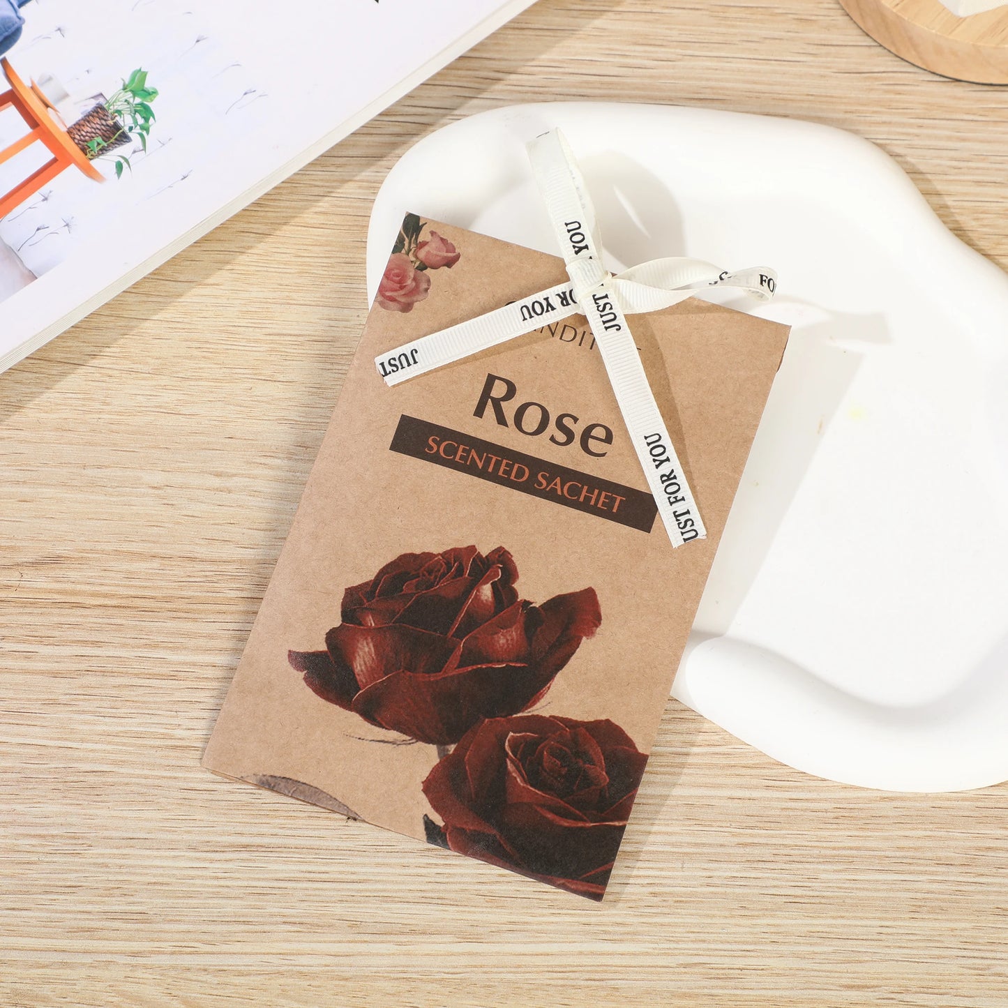 6 packs Oud Lavender Sandalwood Rose Coconut flower&Jasmine Scented Sachet Set for Closet Drawer Car Wardrobe,long last