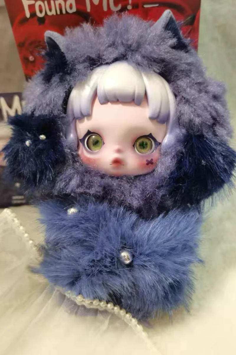 Original Popmart Skullpanda V3 You Found Me Series Trend Blind Box Doll Bag Pendant Surprised Box Toy Emotion Soothing Doll Gift