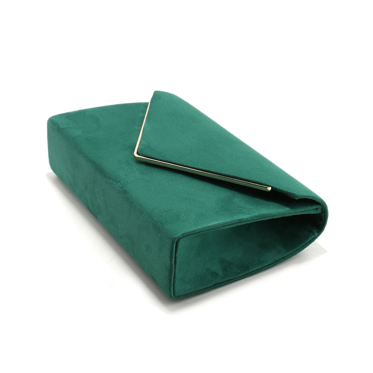 Envelope Design Velvet Women Evening Bags V Metal Fashion Small Cover Clutch Bags With Shoulder Chain Party Wedding Prom Handbag