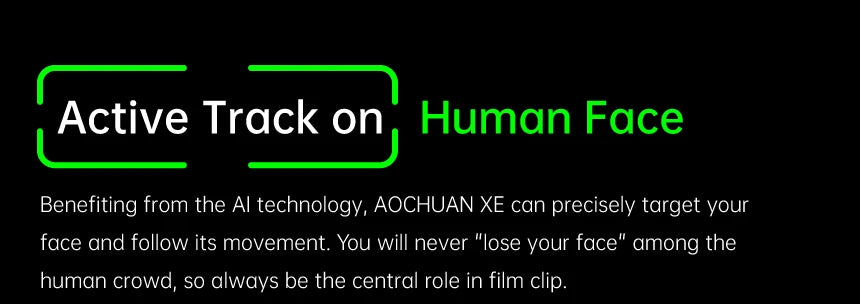 AOCHUAN 3-Axis Handheld Gimbal Stabilizer for Smartphone with Fill Light for iPhone Android Face Tracking Vlog Smart XE