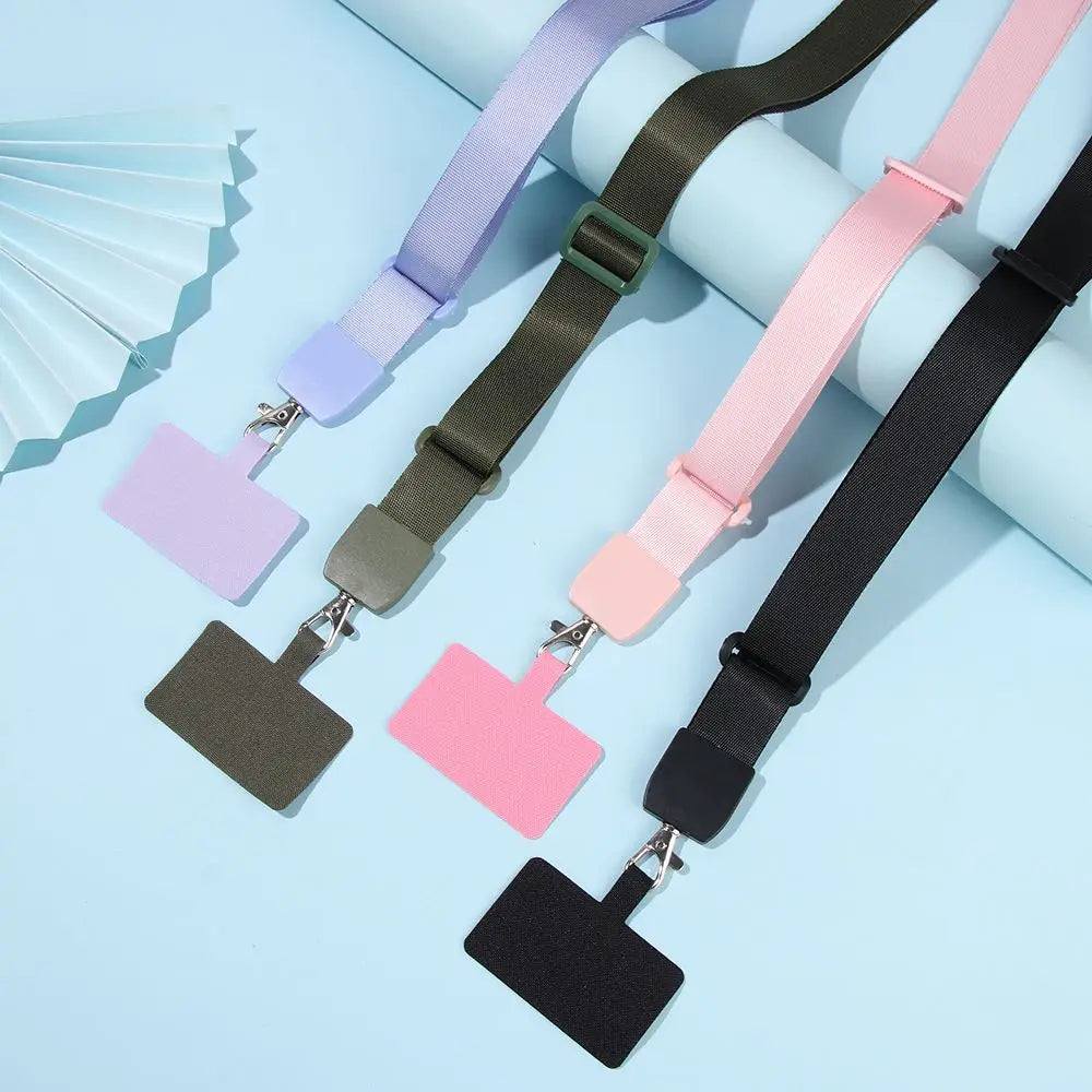 Neck Strap Lanyard for Mobile Phone Rope Anti-lost Keys Mobile Phone Straps Holder Neck Strap Hang Rope Lanyard Patch Card