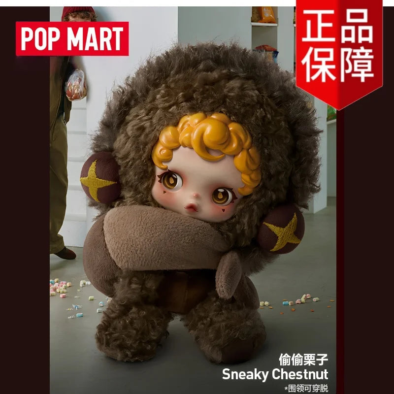 Original Popmart Skullpanda V3 You Found Me Series Trend Blind Box Doll Bag Pendant Surprised Box Toy Emotion Soothing Doll Gift