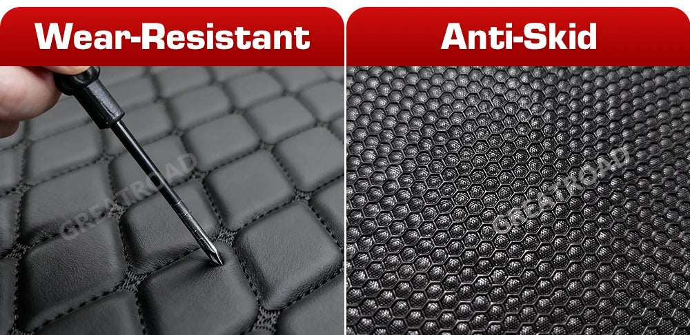 Car floor mats for AUDI Q7 (Seven seats) 2006 2007 2008 2009 2010 2011 2012 2013 2014 2015 2016-2025 Custom foot Pads automobile