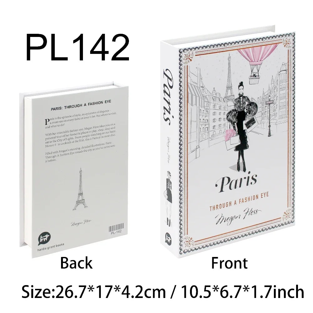 Luxury Fake Books for Decoration Openable Simulation Book Storage Box Coffee Table Books Villa Hotle Home Decor Shooting Props