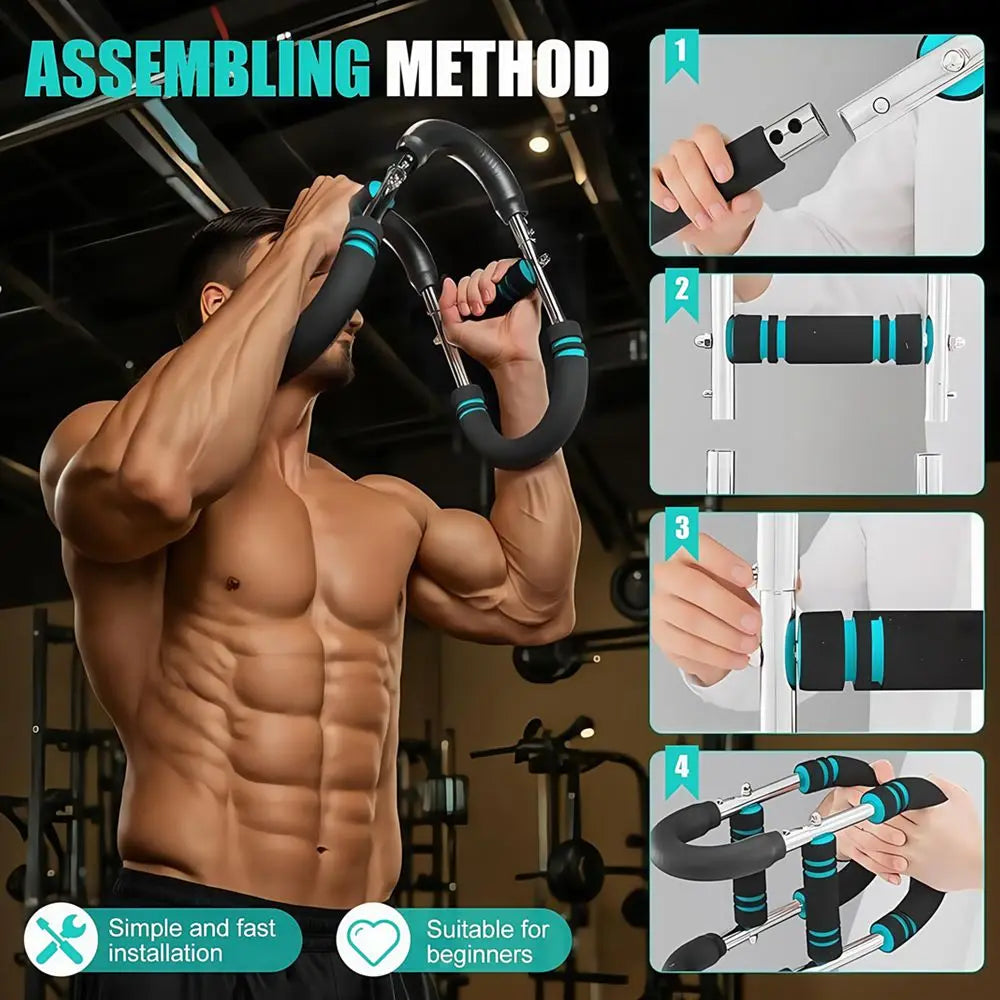 Twister Arm Trainer Adjustable Chest Workout Equipment Arm Trainer Forearm Triceps Chest Expander Portable Fitness Equipment