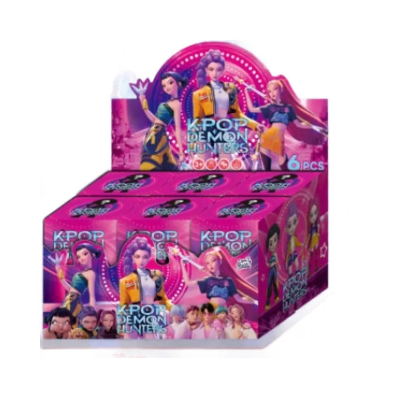 K-Pop Demon Hunters Blind Box Anime Figure Rumi Mira Zoey Sussy Dolls Blind Bag Mystery Box Decoration Kids Christmas Gift