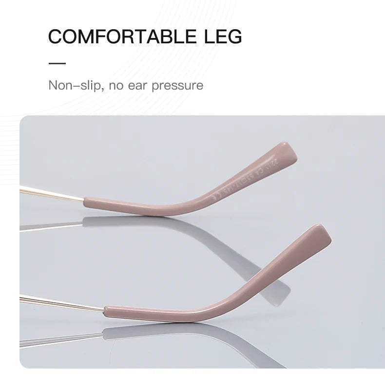 CLLOIO Premium Polygonal Customized Reading Glasses Women's Fashion Myopia Glasses Blue Light Blocking Prescription Eyeglasses