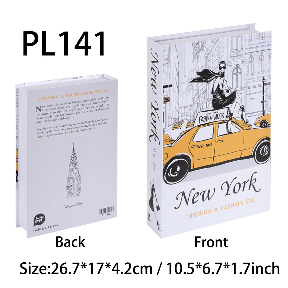 Luxury Home Decoration Fake Book Fashion Living Room Decoration Coffee Table Bedroom Interior Items Modern Book Box Decoration