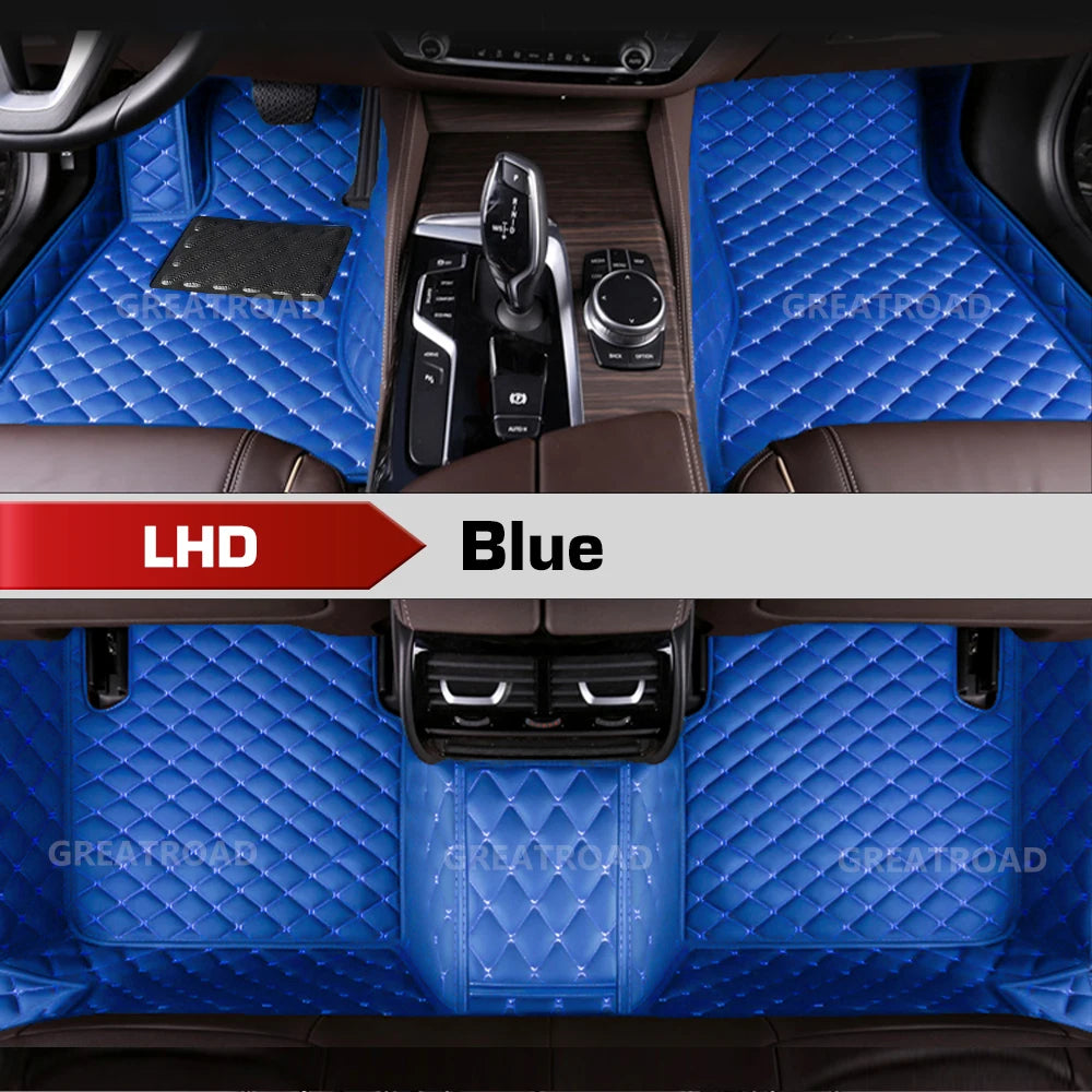 Car floor mats for AUDI Q7 (Seven seats) 2006 2007 2008 2009 2010 2011 2012 2013 2014 2015 2016-2025 Custom foot Pads automobile