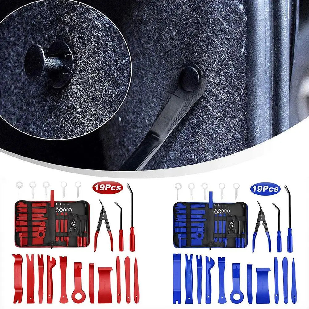 Multifunctional Auto Trim Removal Tool Car Door Panel Dash Audio Radio Removal Tools Kit Auto Upholstery Pry Tools Repair Kits