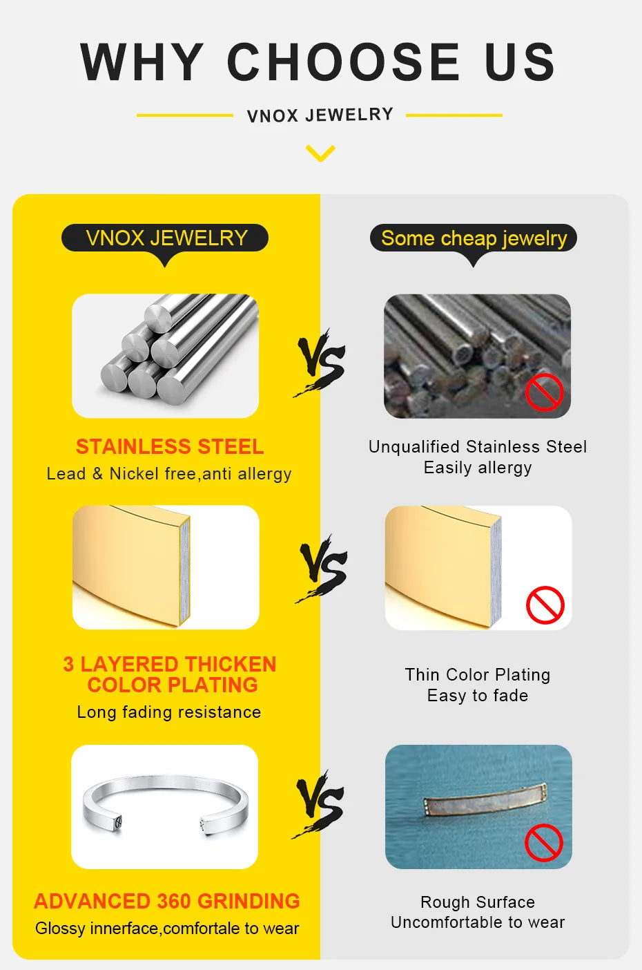 Vnox Ayatul Kursi Sutra Men Cuff Bracelet Stainless Steel Personality Islamic Muslim Calligraphy Arabic God Messenger Jewelry