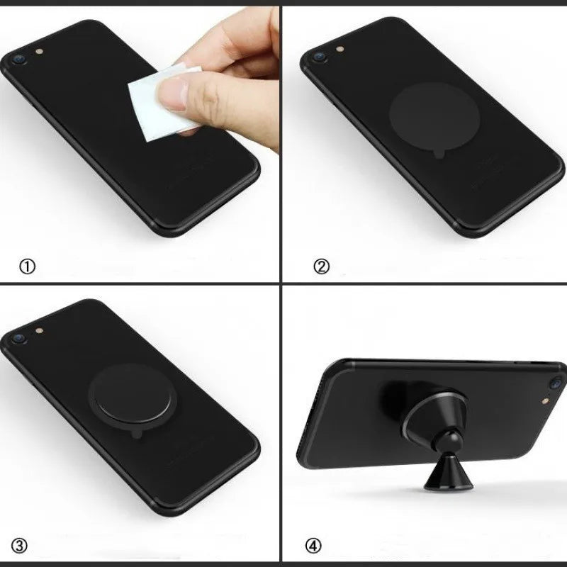 10pcs Universal Magnetic Metal Plate For Magnetic Car Phone Holder Iron Sheet Sticker Stand Mobile Phone Magnet Holder Mount