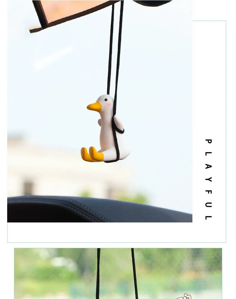 Car Decoration Accessory Duck-shaped Aroma Diffuser, Cute Cartoon, Car Interior Decoration Item