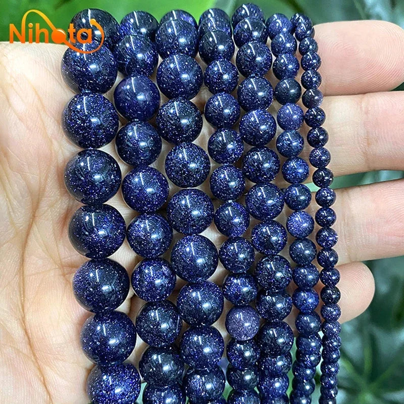 Natural Stone Beads Jaspers Amazonite Turquoises Agates Round Beads for Jewelry Making Diy Bracelet Earrings 4/6/8/10/12mm