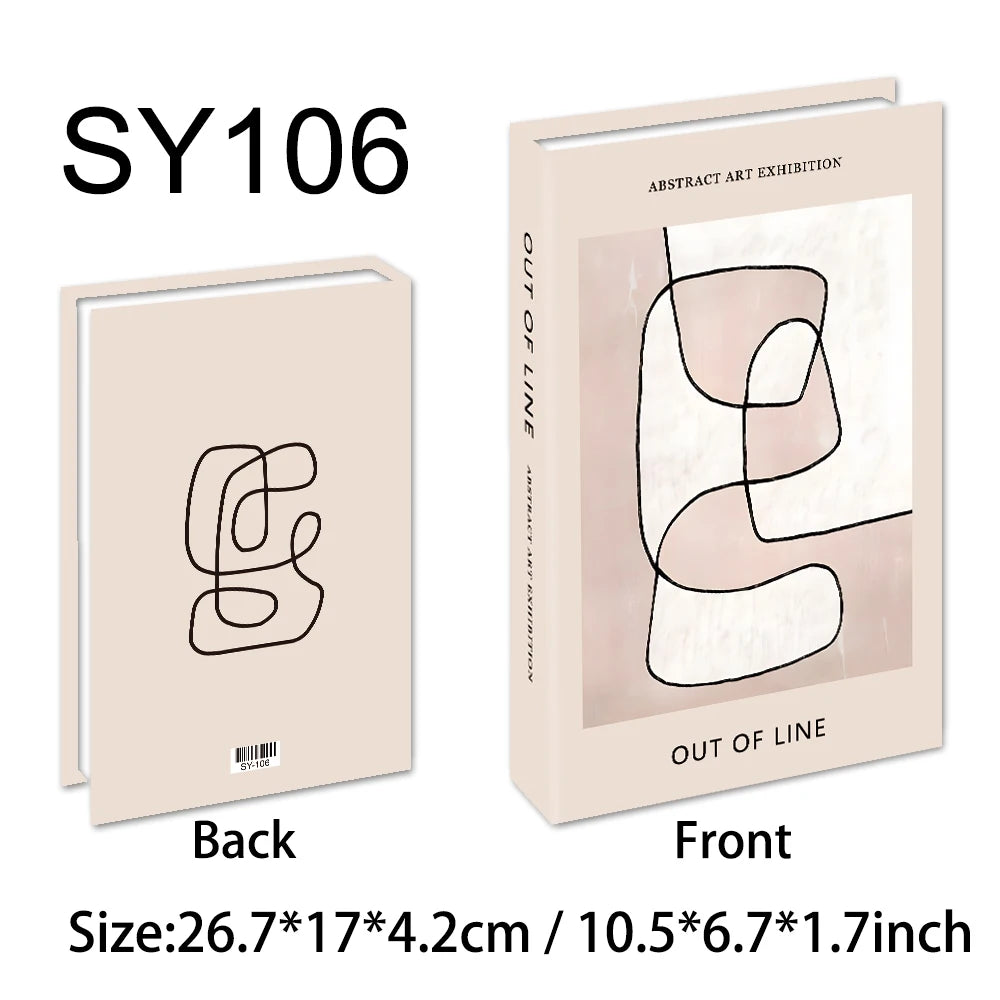 Luxury Home Decoration Fake Book Fashion Living Room Decoration Coffee Table Bedroom Interior Items Modern Book Box Decoration