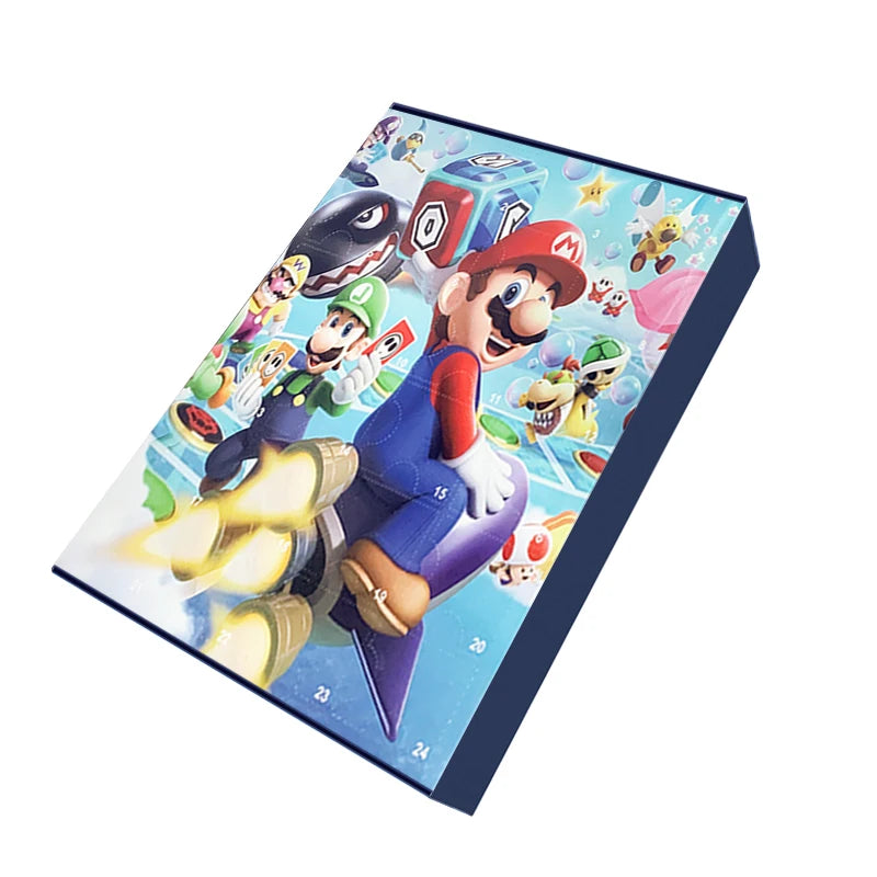 24pcs/Set Super Mario Advent Calendar Anime Action Figure PVC Model Dolls Christmas Calendar Toys For Children