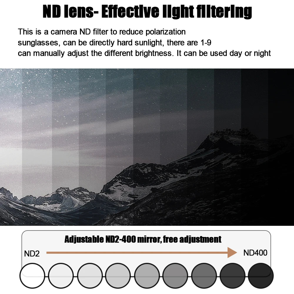 CRIXALIS Adjustable Tint Sunglasses Men 1-9 Gears Round Polarized Glasses Women with ND Filter Lens Beach Shady Fishing Driving