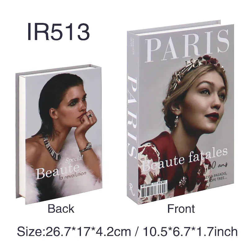 Luxury Fake Books for Decoration Openable Simulation Book Storage Box Coffee Table Books Villa Hotle Home Decor Shooting Props