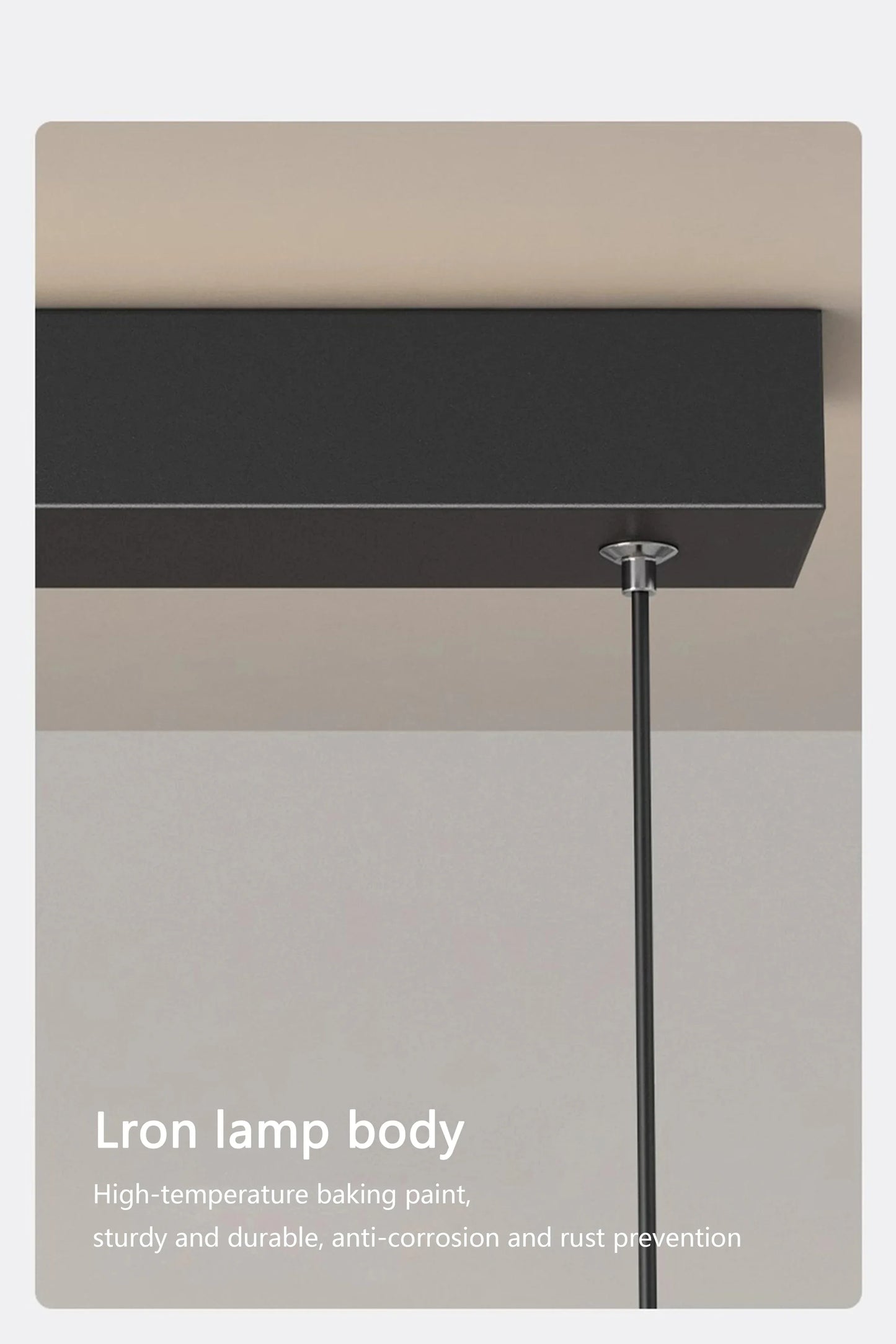 Minimalist Long Strip Restaurant Ceiling Chandelier Home Decor Bedroom Living Room Pendant Light Dining Table Bar Hanging Lamps