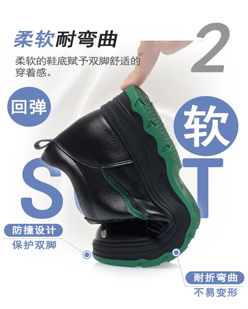 Women Water Proof Solid Comfort Sneakers Breathable Sports Shoes Outdoor Walking Flats Spring Casual Soft Leather Shoes 2024