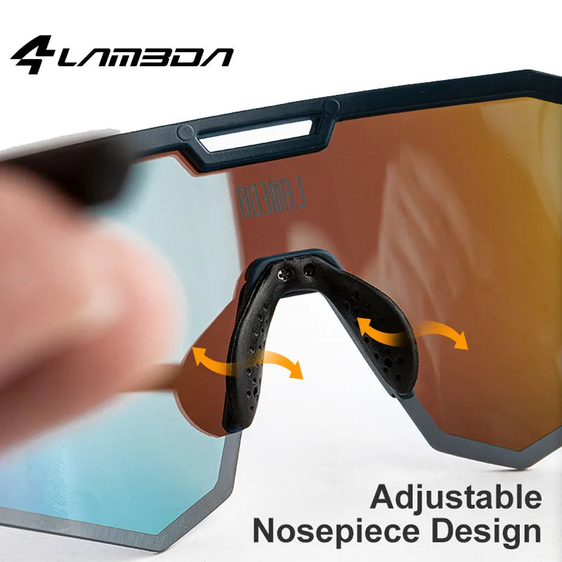 Lameda Outdoor Cycling Glasses Sports Polarized  Road Bike Glasses Mountain Bicycle Sunglasses Cycling Goggles Eyewear Goggles W