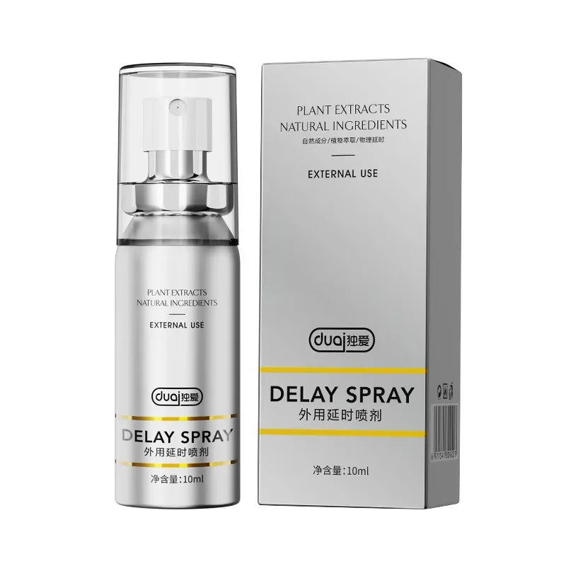 New Male Sexual Delay Spray, Men Delay Cream 60 Minutes Long, Prevent Premature Ejaculation, Cock Enlargement Erection Spray