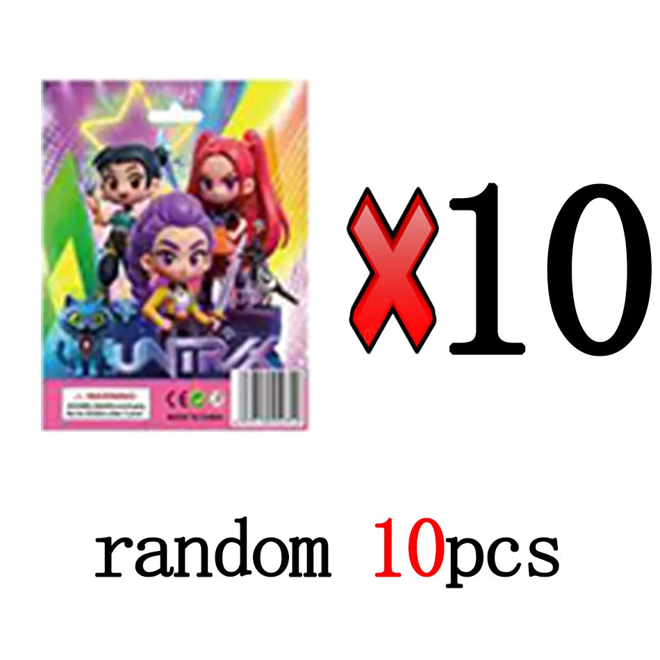 Kpop Demon Hunters 2025 Cute PVC Mystery Box Collectible Doll Model Desk Decoration Figure Toy for Kids Gift