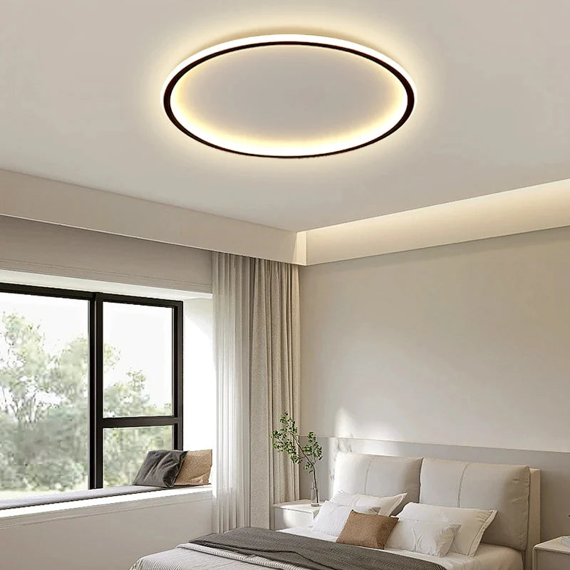 Ultrathin LED Ceiling Lamp for Living Room Bedroom Aisle Study Room Balcony Ceiling Light 90-260v Home Decor Lighting Fixture