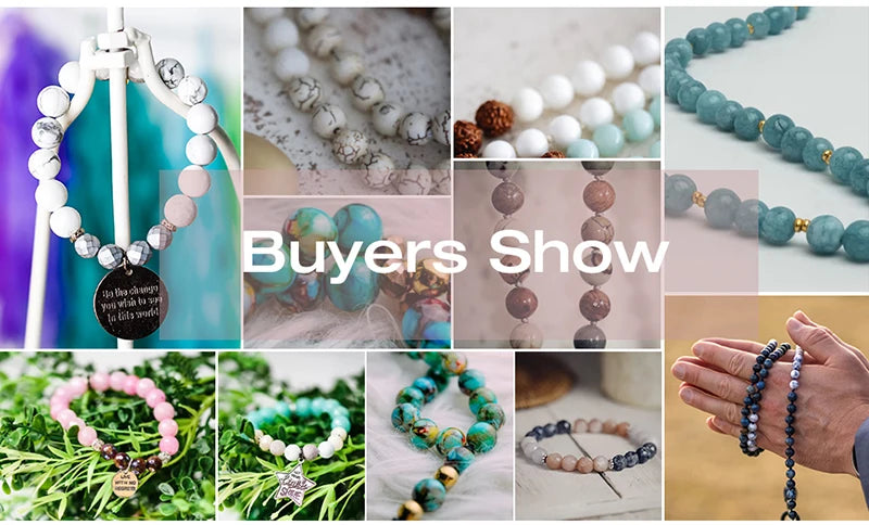 Natural Stone Beads Jaspers Amazonite Turquoises Agates Round Beads for Jewelry Making Diy Bracelet Earrings 4/6/8/10/12mm