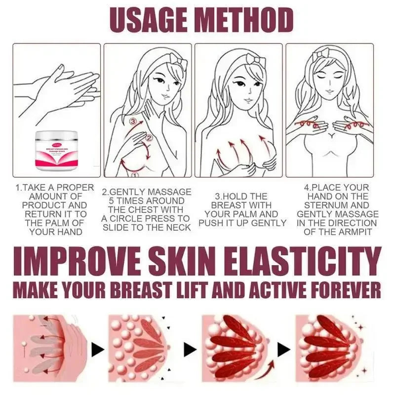 Big Breasts Cream Lift Postpartum Chest Sagging Rapidly Enlargement Firm Growth Breast Skin Enlarge Breast Massage Oil Body Care