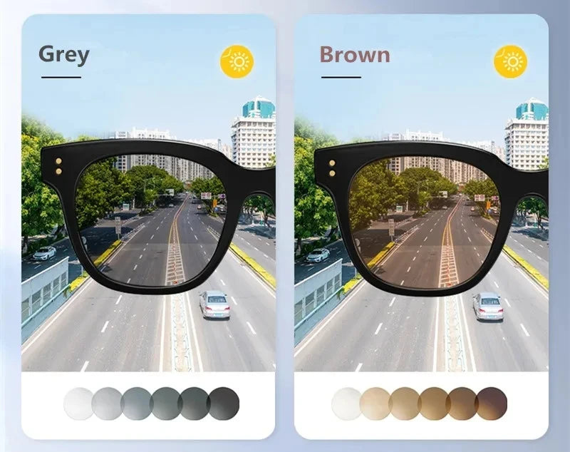 MR-8 Photochromic Lenses 1.56 1.61 1.67 Aspheric Optic Prescription Transition Sunglasses Colour Lens Myopia Presbyopia Eyewear