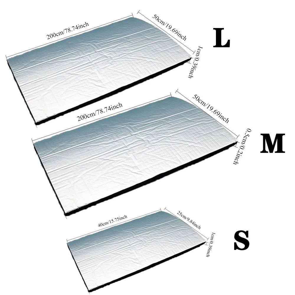 Car Sound Deadening Mat 5mm 10mm Heat Noise Insulation Pad 2000x500mm 250x400mm Hood Roof Door Wall Acoustic Foam Accessory