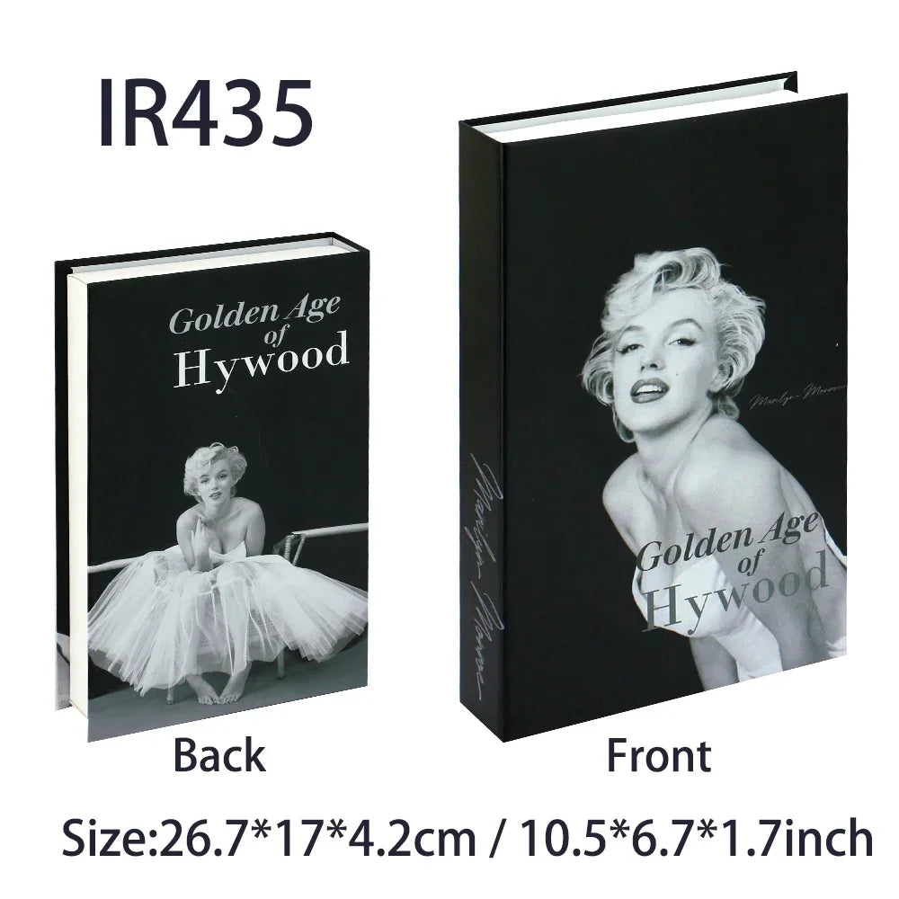 Luxury Fake Books for Decoration Openable Simulation Book Storage Box Coffee Table Books Villa Hotle Home Decor Shooting Props