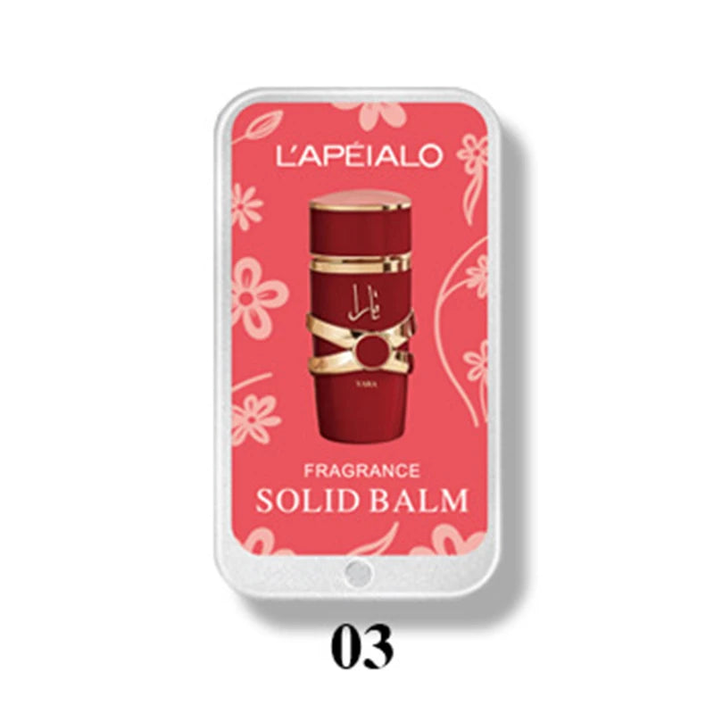 Arab Unisex Solid Balm Long Lasting Fragrance Body Pheromone Perfume Deodorant Cologne Fragrance Portable Pocket Solid Perfume