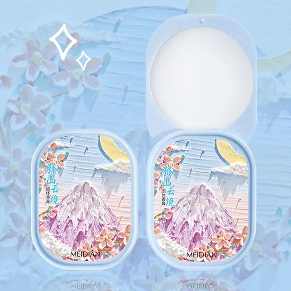 3Pcs Female Solid Perfume Portable Long Lasting Fragrance Fresh Natural Balm Deodorant Antiperspirant Perfume For Women