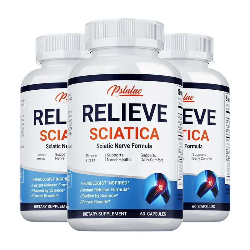 Relieve Sciatica - Relieve Pain, Improve Flexibility, Support Nerve and Joint Health, Relax Muscles