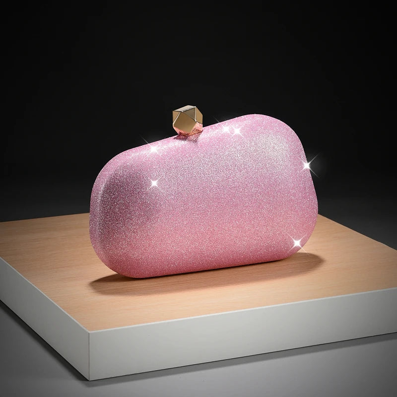 New Creative Bright Sequin Wedding Clutch Bag Women's Sparkly Evening Dress Storage Bag for Banquet Parties Gift Bag