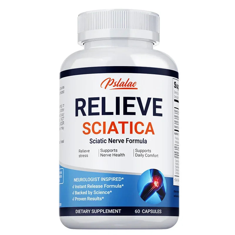 Relieve Sciatica - Relieve Pain, Improve Flexibility, Support Nerve and Joint Health, Relax Muscles