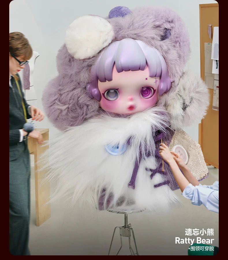 Original Popmart Skullpanda V3 You Found Me Series Trend Blind Box Doll Bag Pendant Surprised Box Toy Emotion Soothing Doll Gift