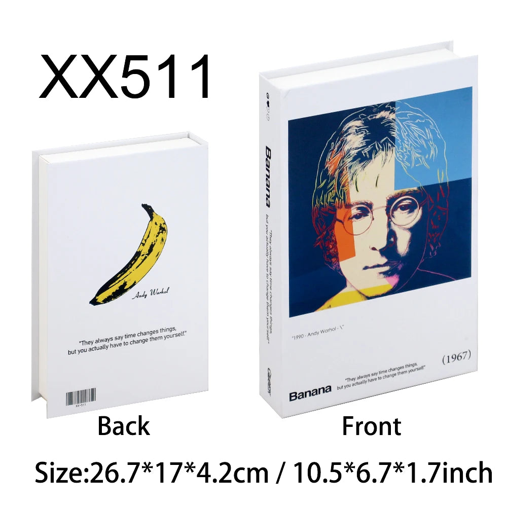 Luxury Fake Books for Decoration Openable Simulation Book Storage Box Coffee Table Books Villa Hotle Home Decor Shooting Props