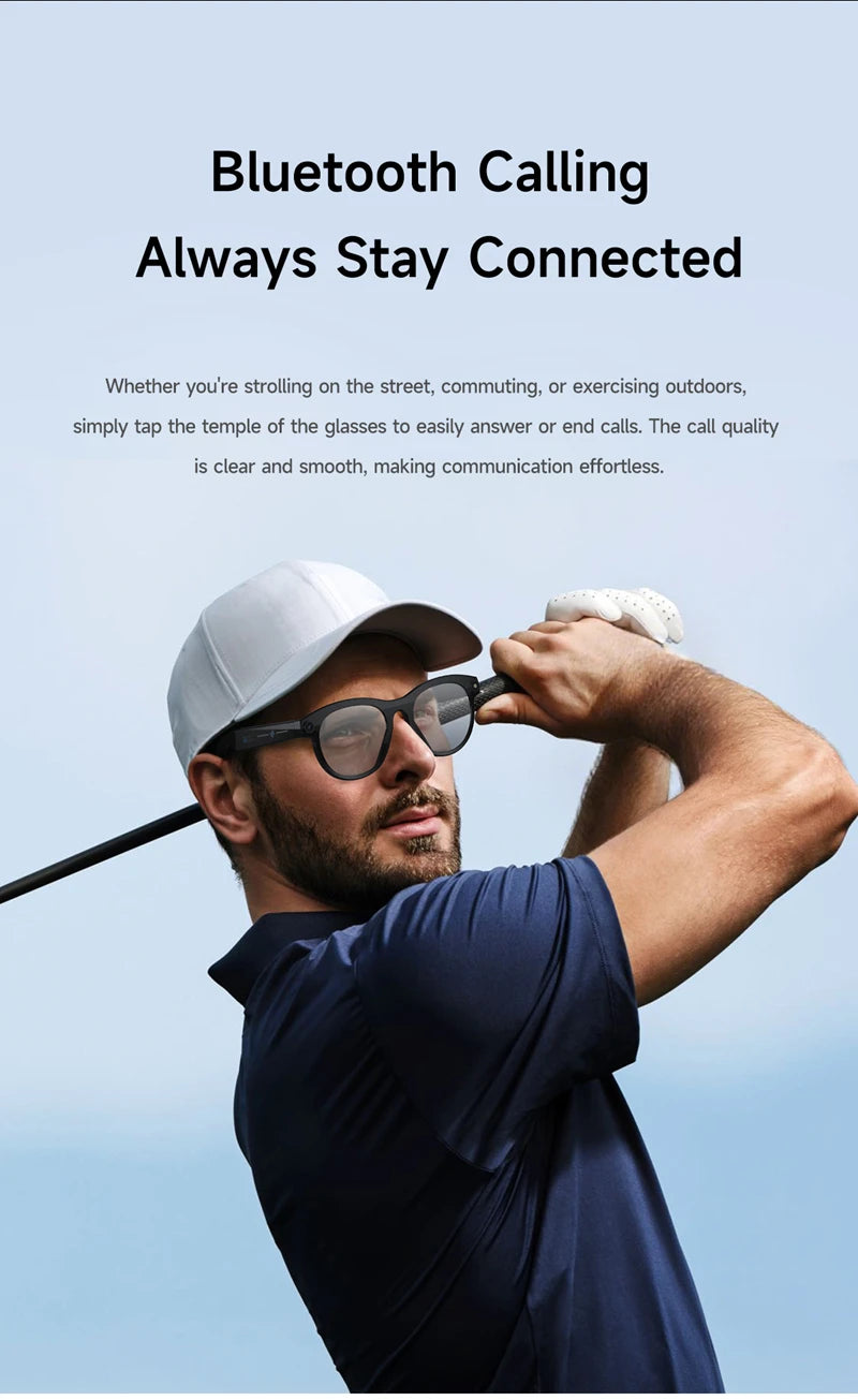 Xiaomi AI Smart Glasses 6K HD Camera Multifunctional Bluetooth Calling Voice Assistant Music Player Translation Glasses 2025 New